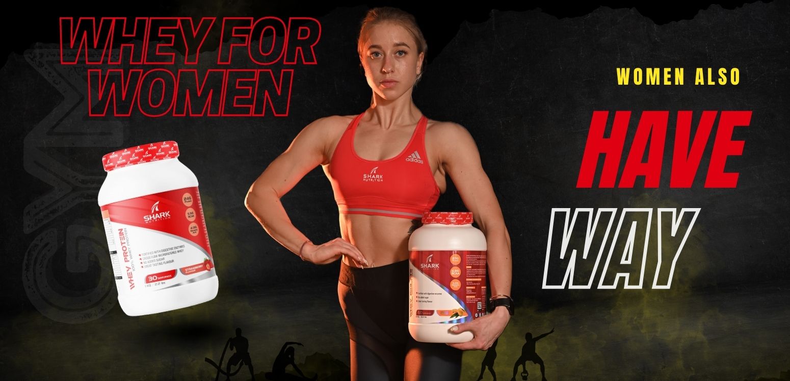 Whey Protein for Women by Shark Nutrition